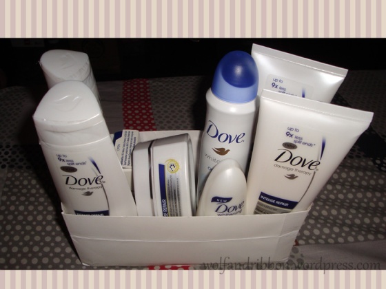 WOW! A box full of Dove goodies!
